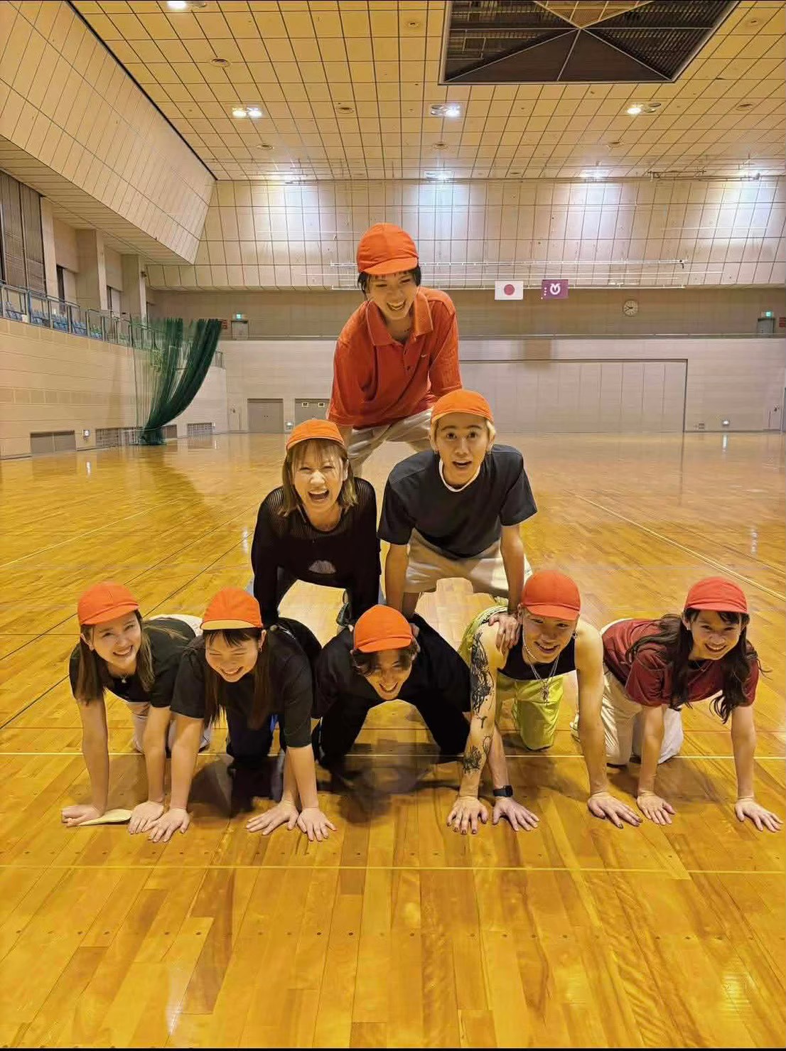 運動会で組んだピラミッド